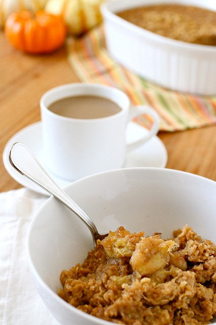 Baked pumpkin oatmeal