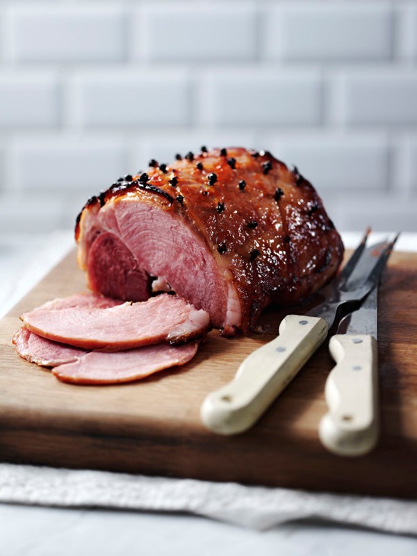Baked redcurrant & clove glazed ham recipe Eat Your Books