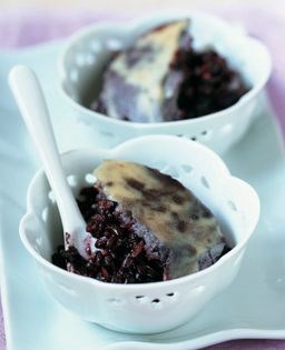 Baked rice pudding, Thai-style
