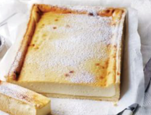 Baked ricotta cake