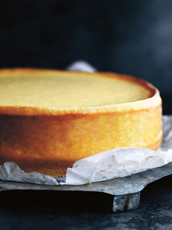 Baked ricotta cheesecake