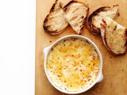 Baked ricotta with lemon and herbs