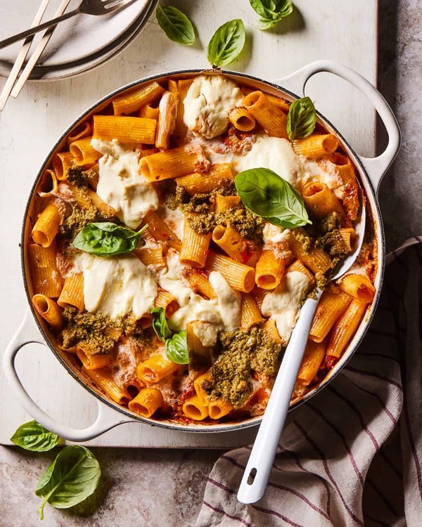 Baked rigatoni 
