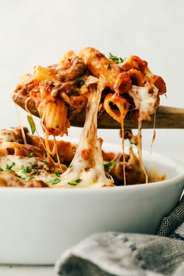 Baked rigatoni