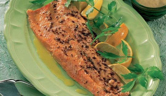 Baked salmon