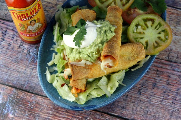 Baked salmon taquitos
