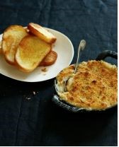 Baked salt cod with herbed breadcrumbs (Brandade)
