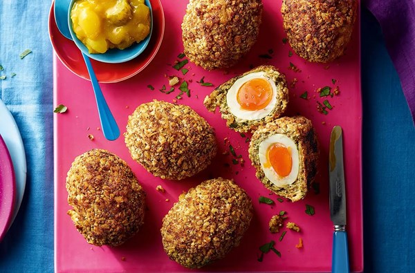 Baked Scotch eggs 