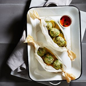 Baked seafood balls