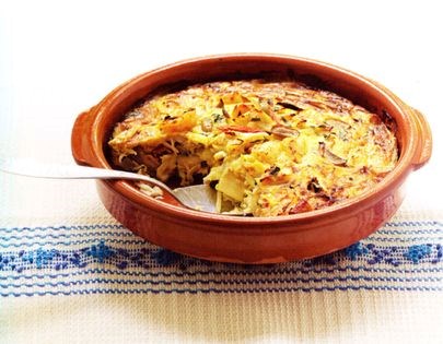 Baked shellfish frittata (Torta capixaba)