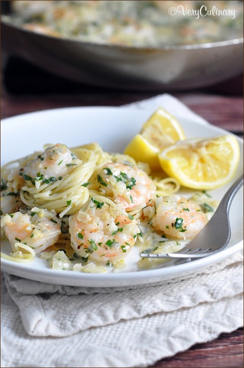Baked shrimp with tomatoes and feta