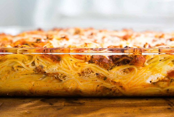 Baked spaghetti