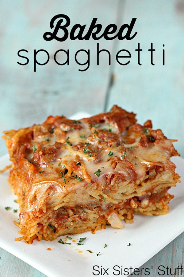 Baked spaghetti