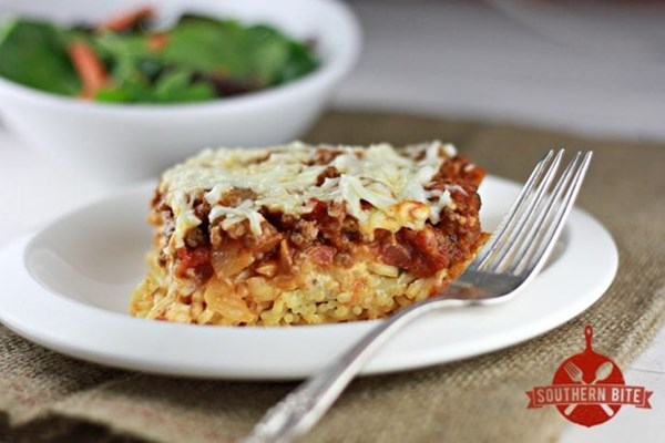 Baked spaghetti