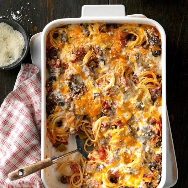 Baked spaghetti