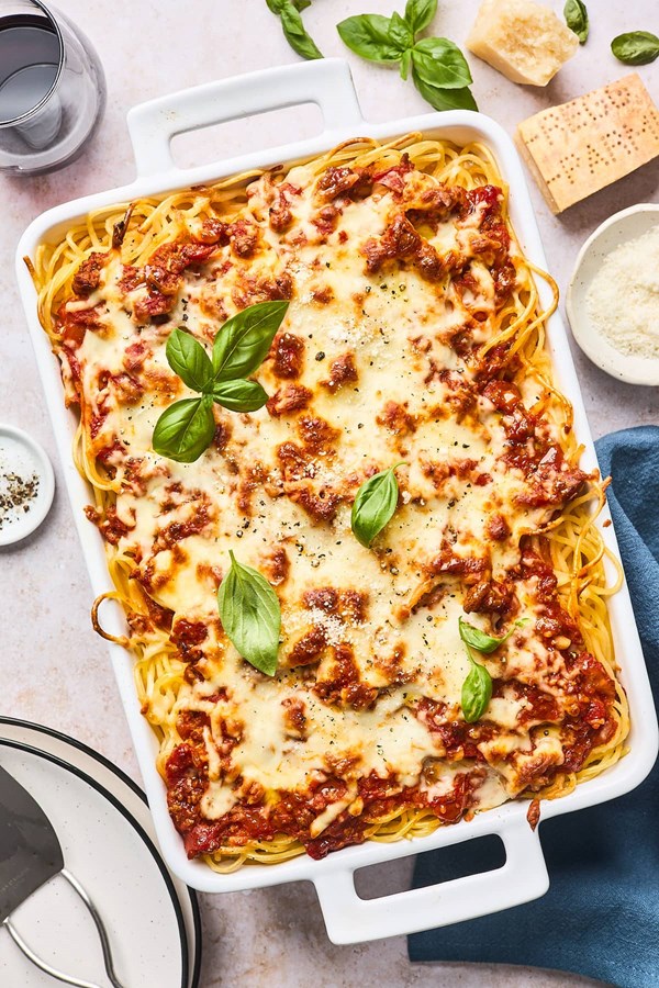 Baked spaghetti