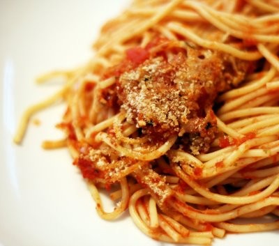 Baked spaghetti