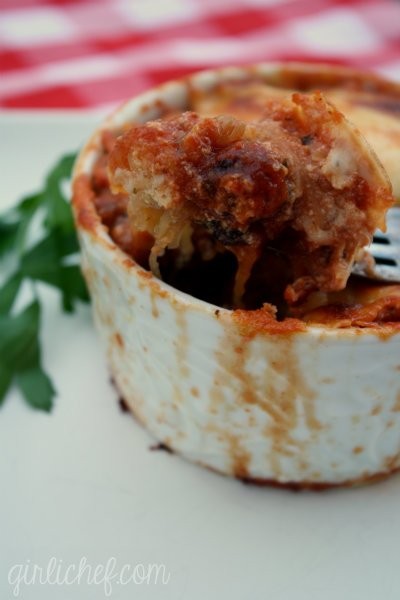 Baked spaghetti squash with sweet Italian sausage