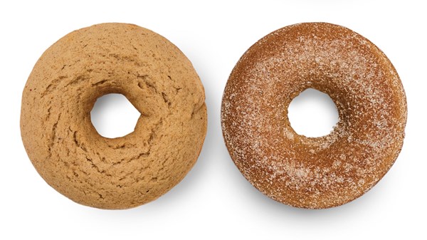 Baked spiced doughnuts