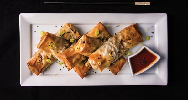 Baked spring rolls