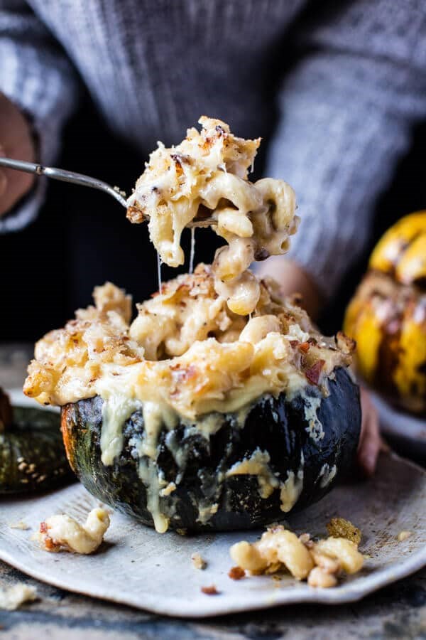 Baked squash mac and cheese