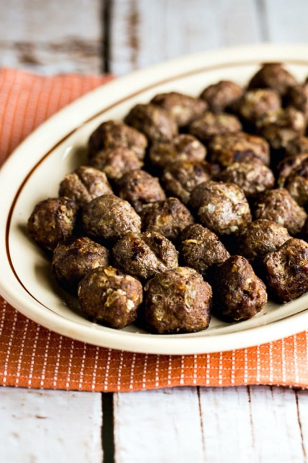 Baked Swedish meatballs