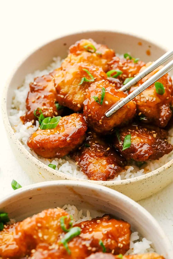 Baked sweet and sour chicken