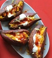 Baked sweet potato