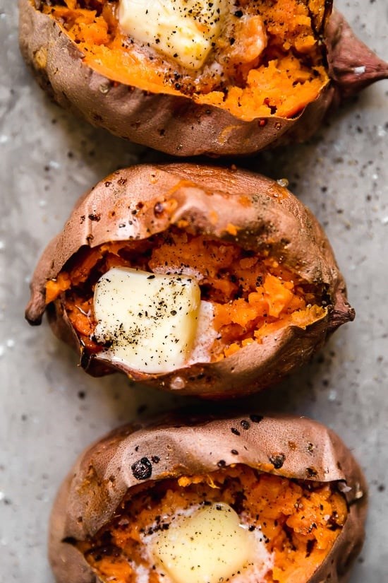 Baked sweet potato