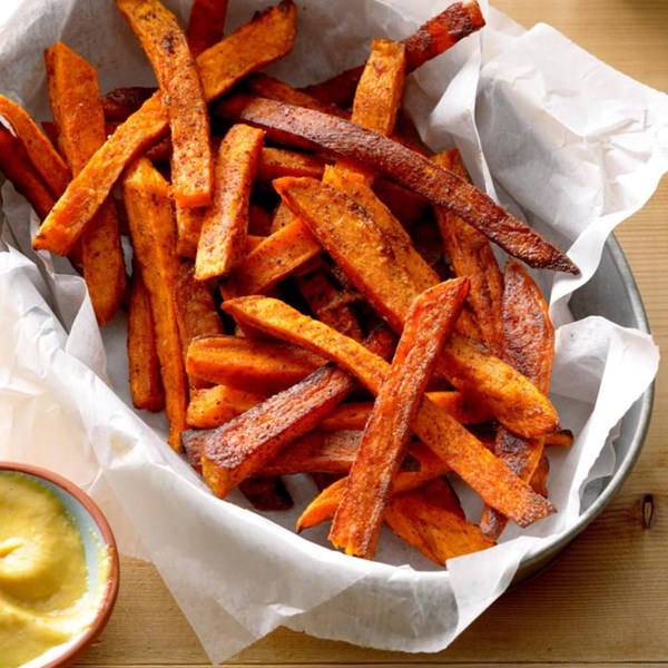 Baked sweet potato fries