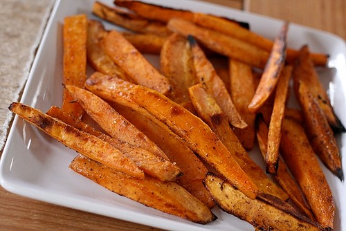 Baked sweet potato fries