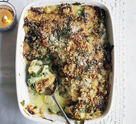 Baked Swiss chard 