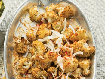 Baked tandoori cauliflower
