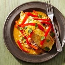 Baked tilapia curry