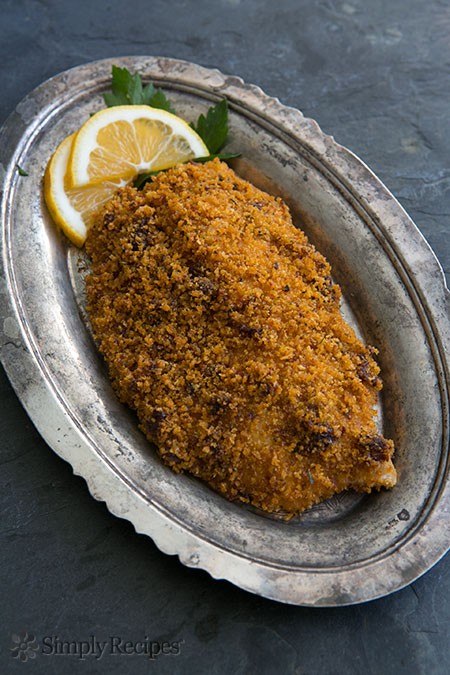 Baked tilapia with sun-dried tomato Parmesan crust