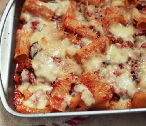 Baked turkey ziti