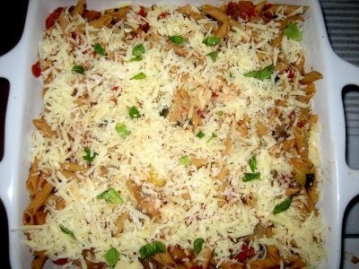 Baked vegetable pasta