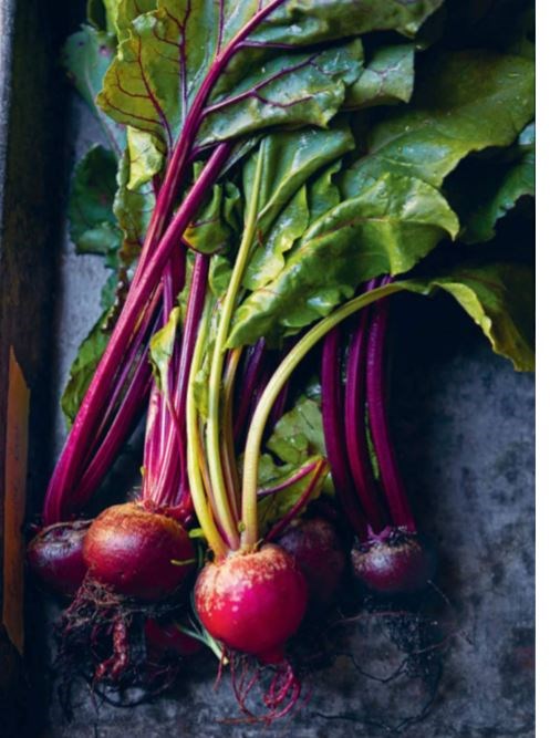 Baked whole beetroot