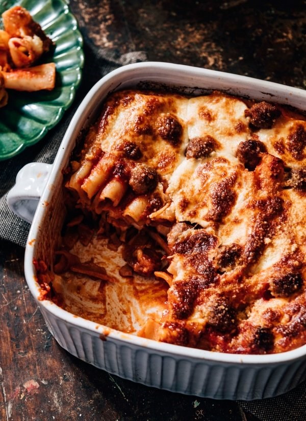 Baked ziti (Ziti al forno)