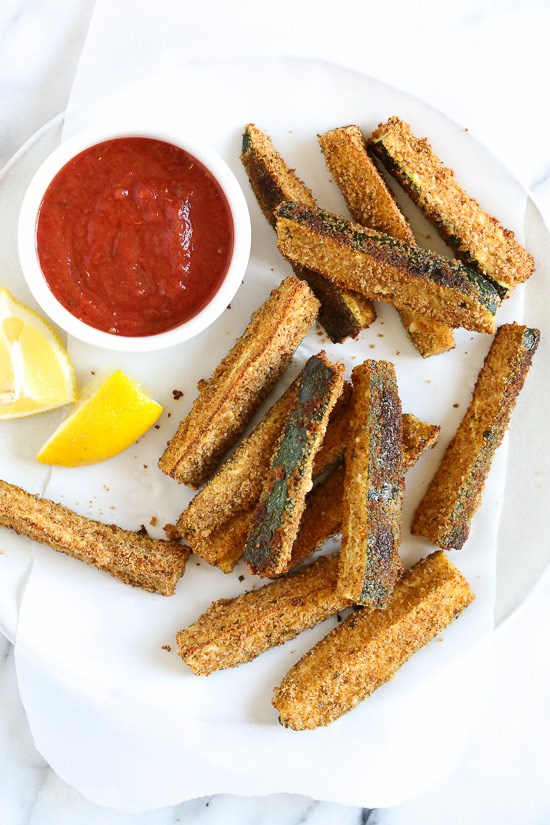 Baked zucchini sticks
