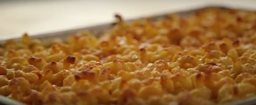 Baking sheet macaroni and cheese