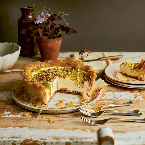 Baklava cheesecake, I love you