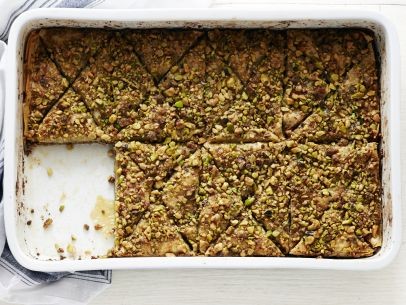 Baklava with rose water