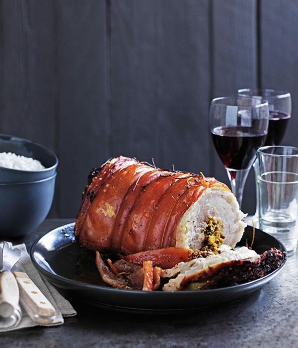 Balinese roast pork (Babi guling)