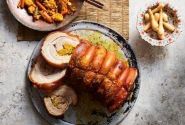 Balinese roast pork (Babi guling)