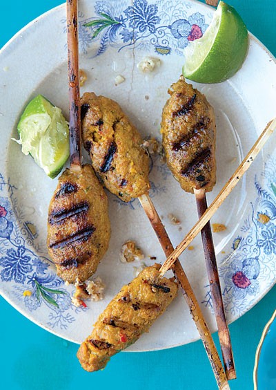 Balinese tuna satay (Satay lilit)