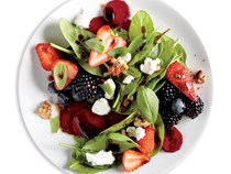 Balsamic, beet, and berry salad