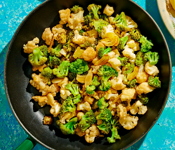 Balsamic broccoli & cauliflower