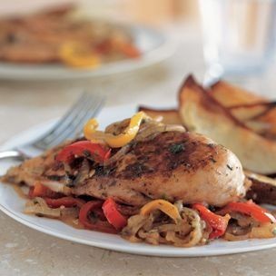 Balsamic chicken & peppers