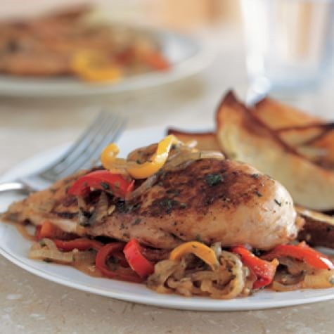Balsamic chicken & peppers